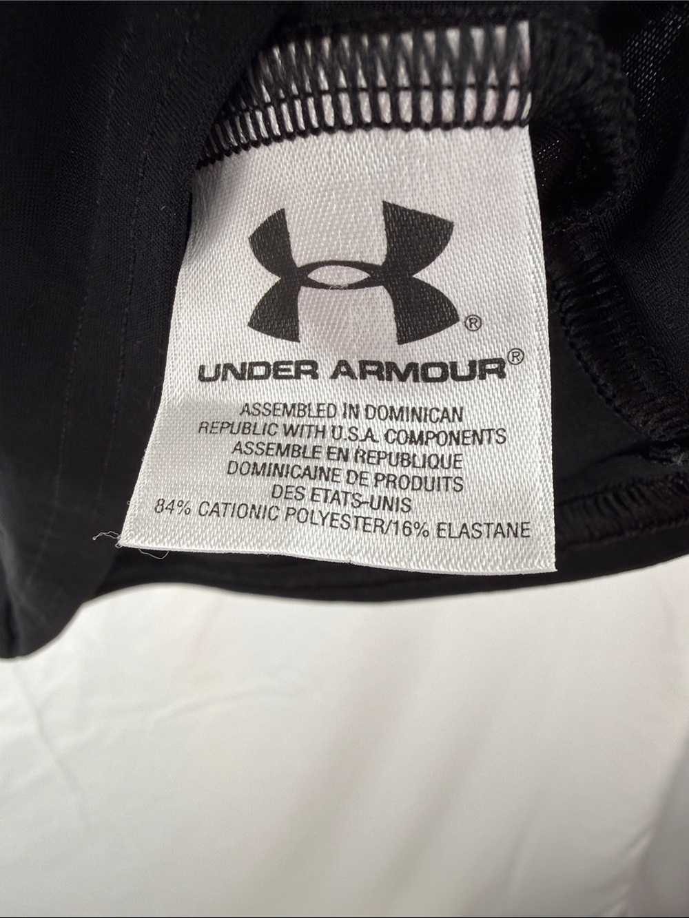 Under Armour Kids Boys Girls Size Medium  Black Short Sleeve Crew Neck Tee - Picture 3 of 5